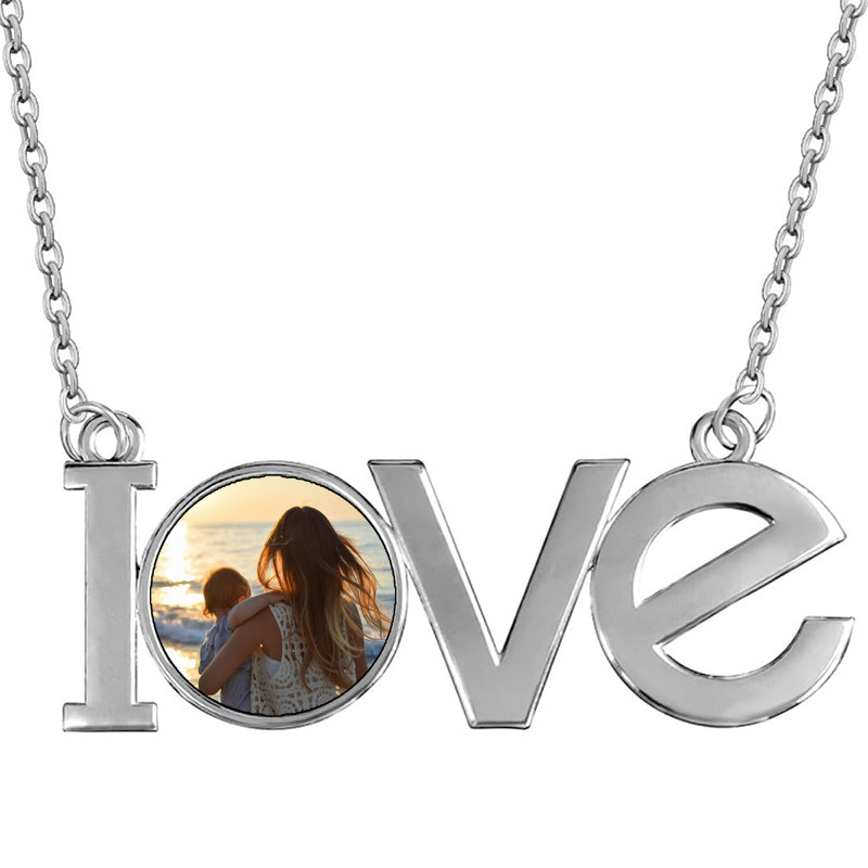 Engraved Vintage Style Letter Necklace, Personalized Oval Initial Jewelry, Couples Gift, Letter Charm Necklace, Gift for Girlfriend