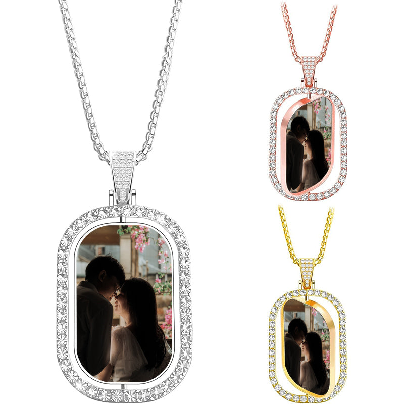 Double Heart Initial Necklace ¨C Plated 925 Silver, Personalized Couples Jewelry, Custom Letter Gift for Her, Valentine's Day Gift