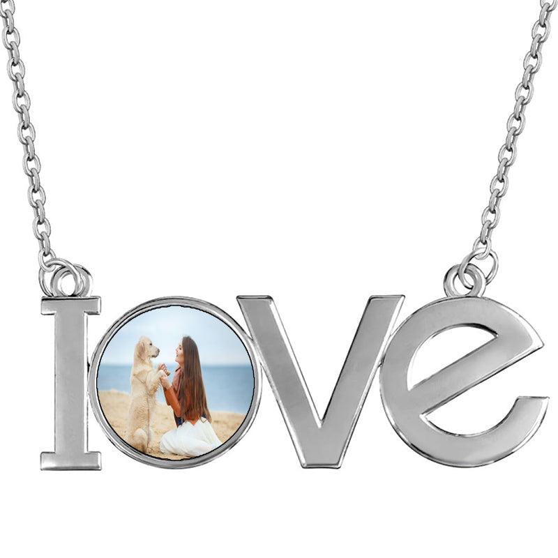 Monogram Necklace 24K Plated Sterling Silver - Personalized Initial Necklace - Handcrafted in USA