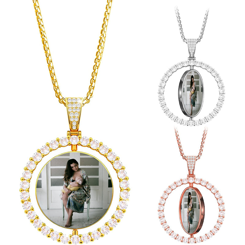 Angel Wing Heart Locket Necklace That Holds Picture Photo Locket Pendant You are My Angel Sterling Silver/