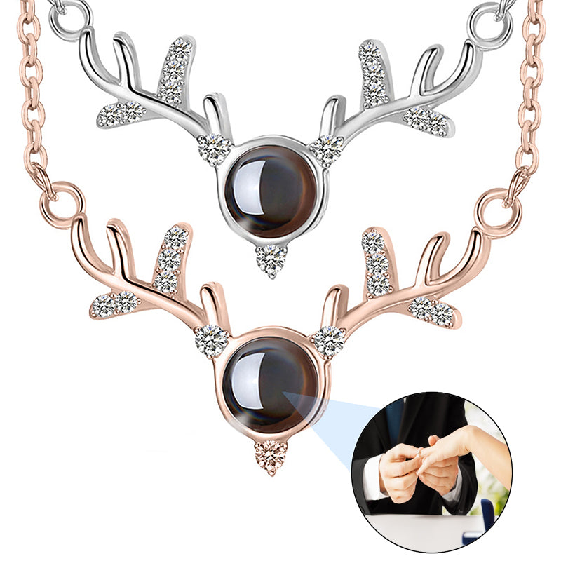 Custom Photo Projection Necklace: Personalized Keepsake Gift