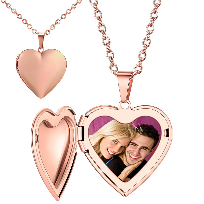 Round Bead Photo Projection Necklace, Personalized Photo Necklace, Memorial Photo Pendant, Gift for Her, Mom Necklace, Valentine Day Gift