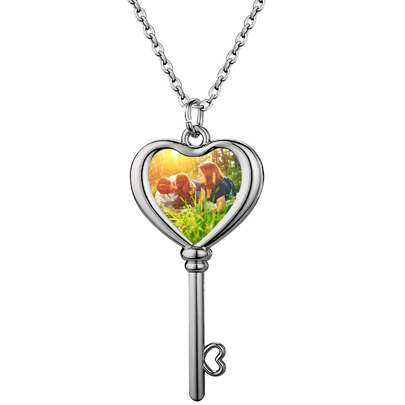 Engraved Initial Tag Necklace for Men: Minimalist Steel Bar Necklace