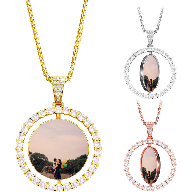 Name Necklace, Camryn Nameplate Necklace, Customized Name Jewelry, Rose Silver Necklace by Stainless Steel