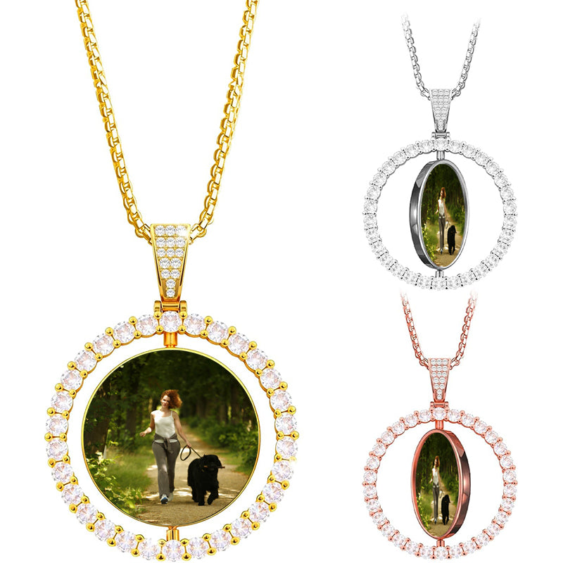 Custom Name Necklace Personalized Stainless Steel Layered Necklace for Women Girls Plated/Black Name Plate Jewelry Gift for Gf Mom Daughter, with Gift Box