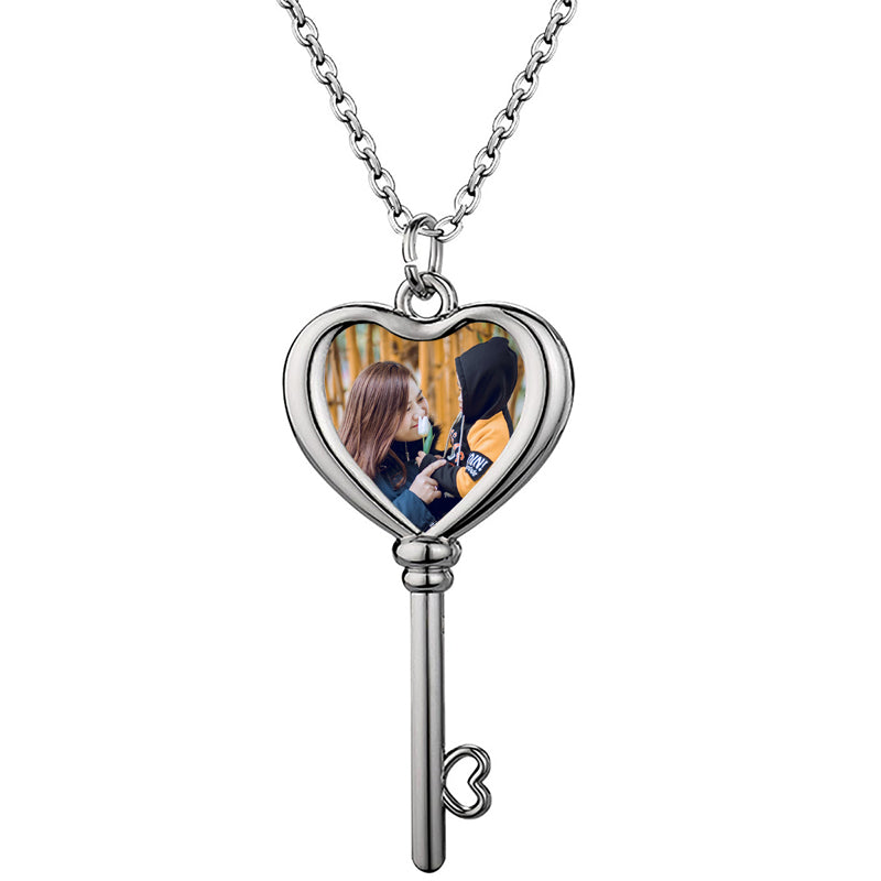 Angel Projection Necklace, Customized Photo Projection Necklace, Memorial Photo Pendant, Gifts for Her, Mother' s Day Gift