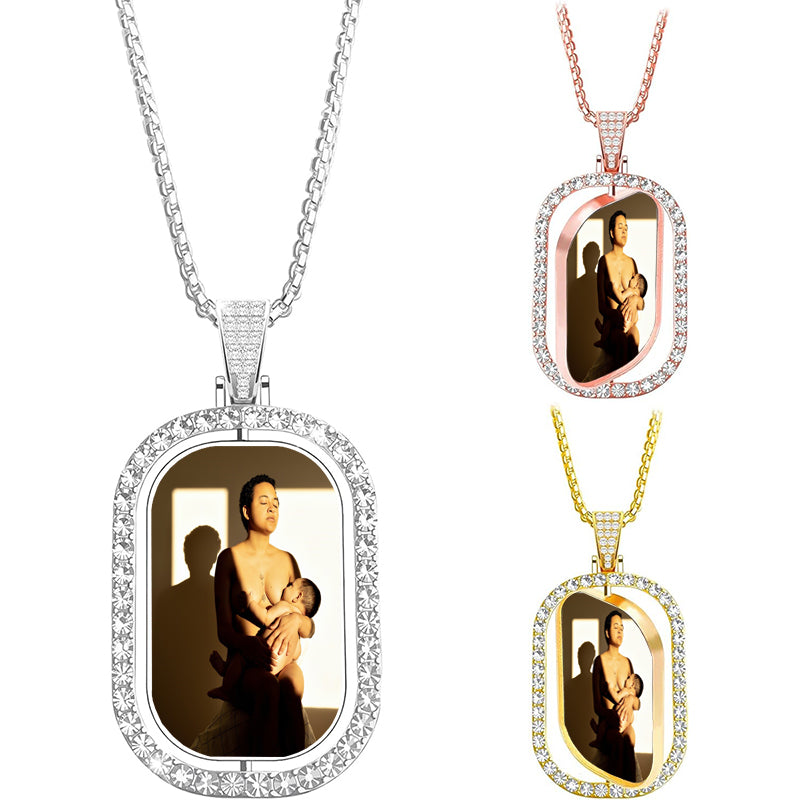 Personalised Arabic Name Necklace, Custom Plated Name Necklace, Islamic Necklace, Arabic Name Jewellery, Eid Gift, Christmas Gift