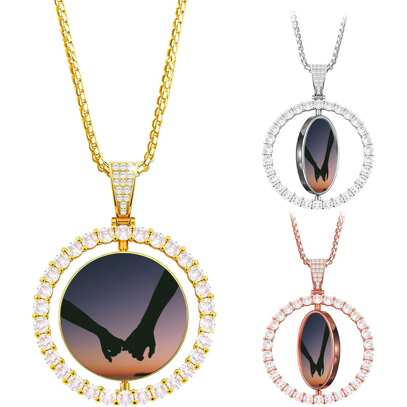 Personalized Necklace Gift, Custom Message Engraved Jewelry Gift For Her, Quote Text Mother's Day Gift, Christmas Gift, Valentine's Day Gift