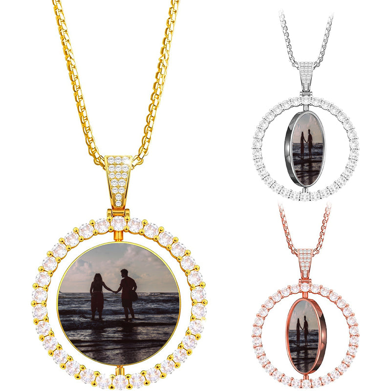 Heart Locket Necklace Picture Necklace for Girl Women Boy Kids Photo Secret Inside Storage Vintage Necklace Unicorn Deer Cat Pendant Kids Gifts Jewelry Young Girls Women