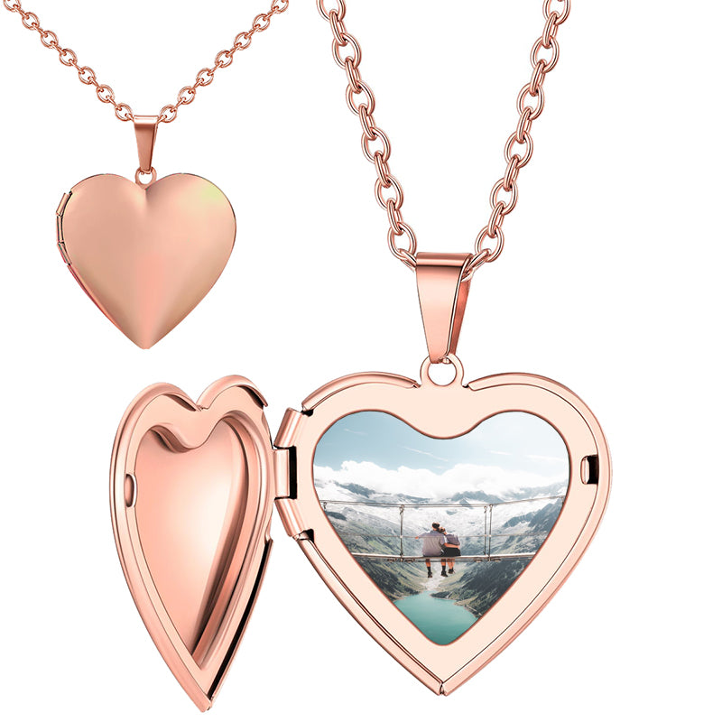 Custom Stethoscope Heart Necklace, Photo Projection Picture Pendant, Jewelry Gifts for Nurses, Doctors, Mom, Healthcare Workers, Graduation