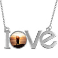 Heart Photo Projection Necklace, Personalized Heart Photo Necklace for Her, Memorial Gift for Best Friend, Mother's Day Gift for MAMA