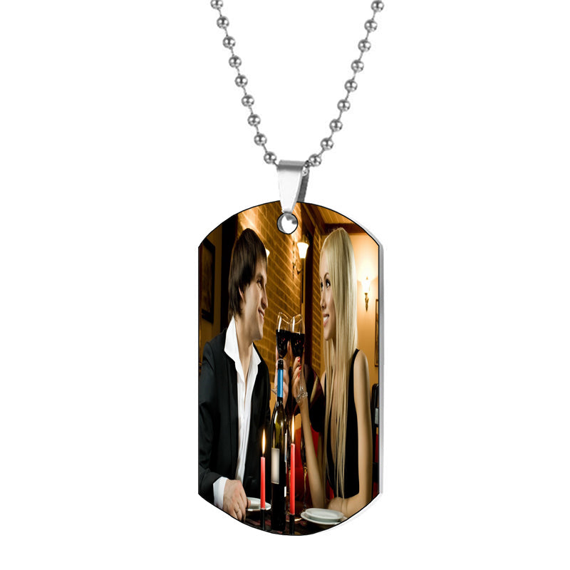 Add On: CUSTOM WORD metal tag - custom stamped word plate for necklaces - personalized word charm with jump ring - word of the year