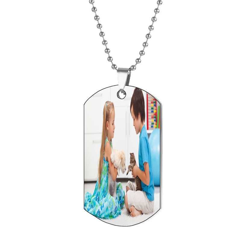 Sterling Silver Number Necklace: Custom Sports Pendant with Rolo Chain