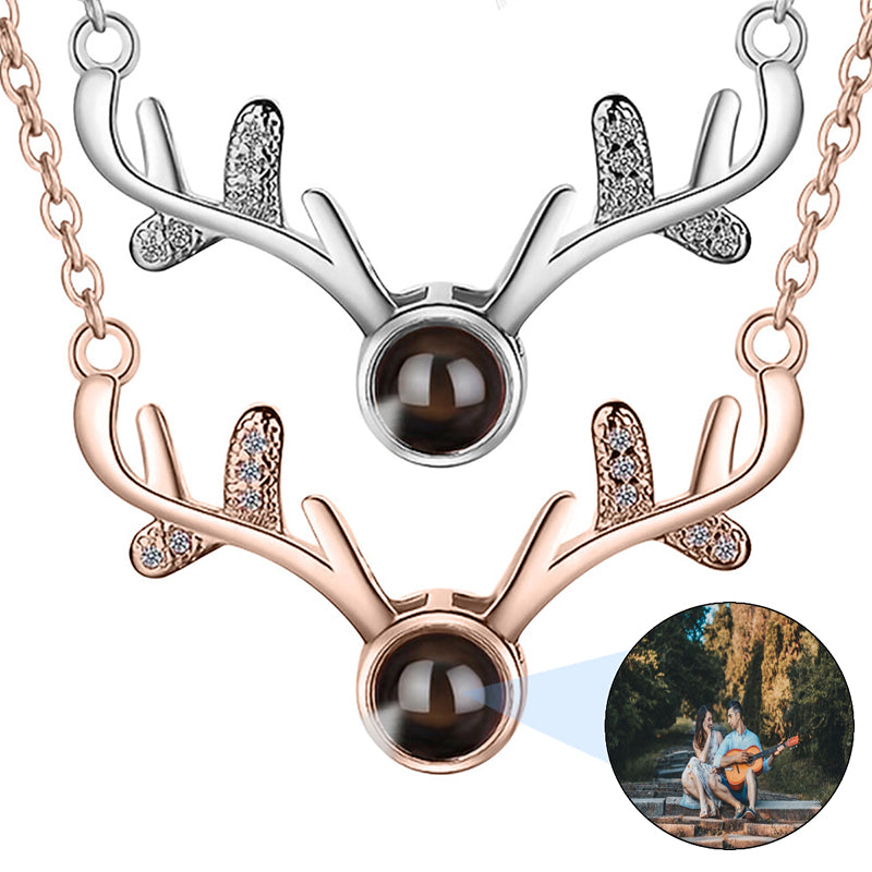 Personalized Christmas Memory Gift Custom Heart Fingerprint Color Photo Engraved Picture Text Dog Tag Pendant Necklace Gift for Men Women