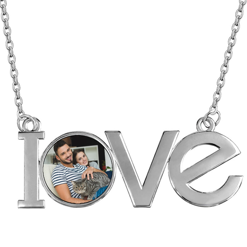 Blue Opal October Birthstone Initial Necklace: -Plated over Silver, Birthstone with Letter Charm