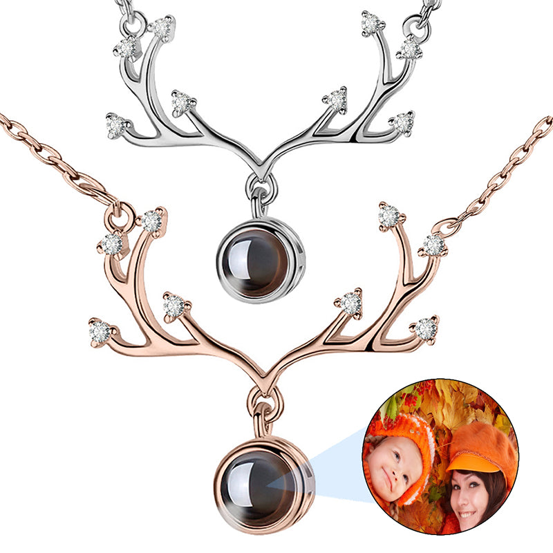 & Solid Personalized Photo Memory Round Charm Necklace - Cuban Style Pendant for Men/Women Custom Picture Jewelry for Him Her