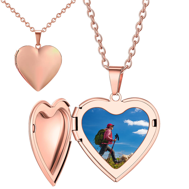 Personalized Initials and Picture Necklace, Memorial Photo Initials Necklace, Initial Necklace with Image, Mother's Day Gift,Christmas Gift