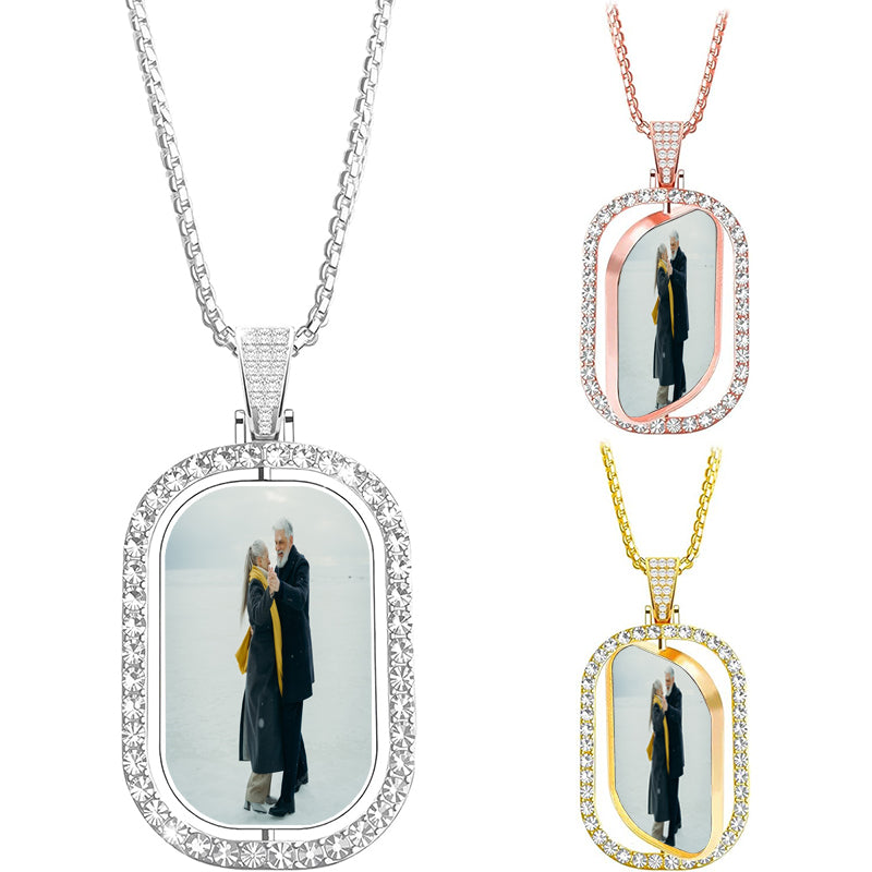 Solid Korean Name Necklace: Personalized Hangul Pendant