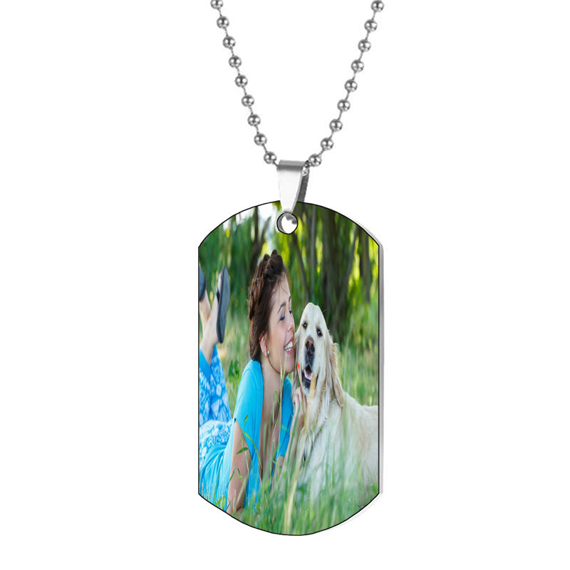 Projection Picture Necklace, Personalized Heart Necklace with picture, Memorial Gift, Gift for Her, Mom Necklace, Valentine Day Gift