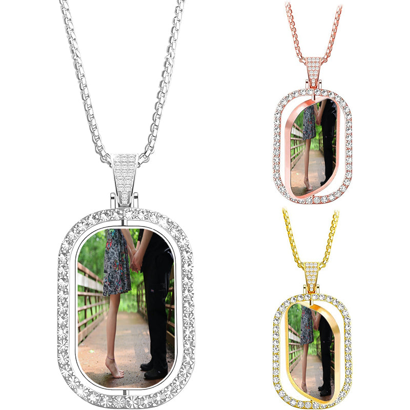 A-Z Letters Necklace Crown Necklace for Men Women Plated Letters Pendants with 23'' Chain Hip Hop Alphabet Name Jewelry Mom Gifts