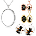 Photo Charm Necklaces: Custom plated Toggle O-Ring Rolo Satellite Chain Valentine¡¯s Day Gift