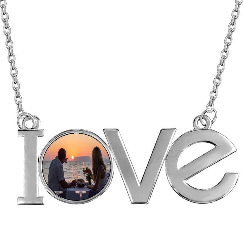 Custom Name Necklace, Personalized Nameplate Necklace, Coordinates Bar Necklace | Fill, Sterling Silver | LN140_35_H