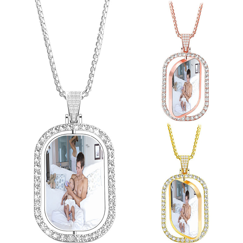 Heart Locket Photo Insert Service | Printed & Glued Photo | Add-On with Necklace