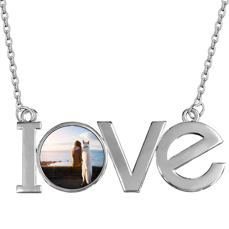 Initials Necklace with Curbs Chain | Tiny Interlocking Two Letters Jewelry | Dainty Name Charm | Delicate Personalized Necklace For Her