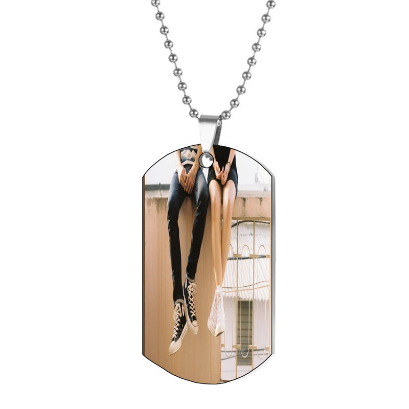 Custom Engraved 3D Vertical Bar Necklace ? or Silver ? Personalized Bar Pendant Jewelry Gifts for Her ? Christmas Gift