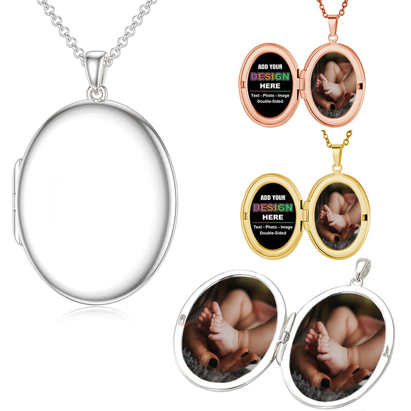 Personalized Photo Necklace - Picture Pendant Real Jewelry- Picture Engraving Necklace Valentines Gift for Him or Her