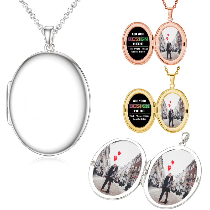 Sterling Silver Initial Disc Necklace: Personalized Charm, or Rose