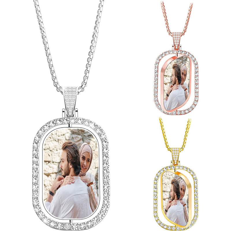 Nutcrackercore Princess Heart Necklace With Photo ? Balletcore Jewelry ? Clara Inspired Pendant ? Fairytale Winter Gift for Her