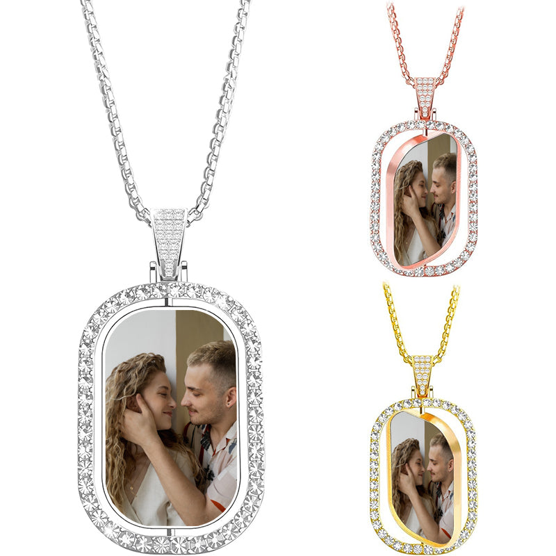 Locket Necklace Sterling Silver Turquoise/Opal/Moss Agate/Moonstone/Black Onyx/Lapis Lazuli/Blue Opal/Malachite Locket Photo Necklace Turquoise Jewelry Memorial Gifts for Women Mom Wife