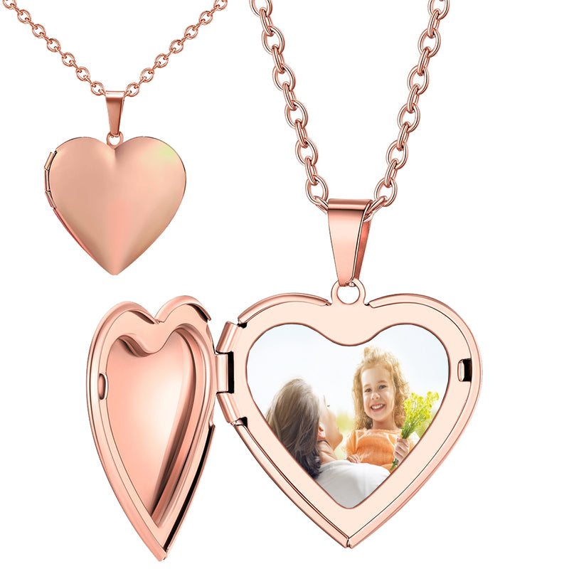 Custom Photo Pendant Necklace, Diamond Angel Wing Necklace, Personalized Gift for Her, Heart Necklace, Champion Necklace, Gift for Mom