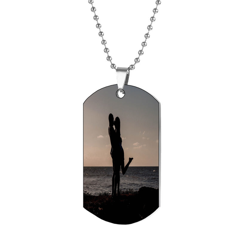 Custom Handwriting Bar Necklace: Personalized Memorial Jewelry Gift