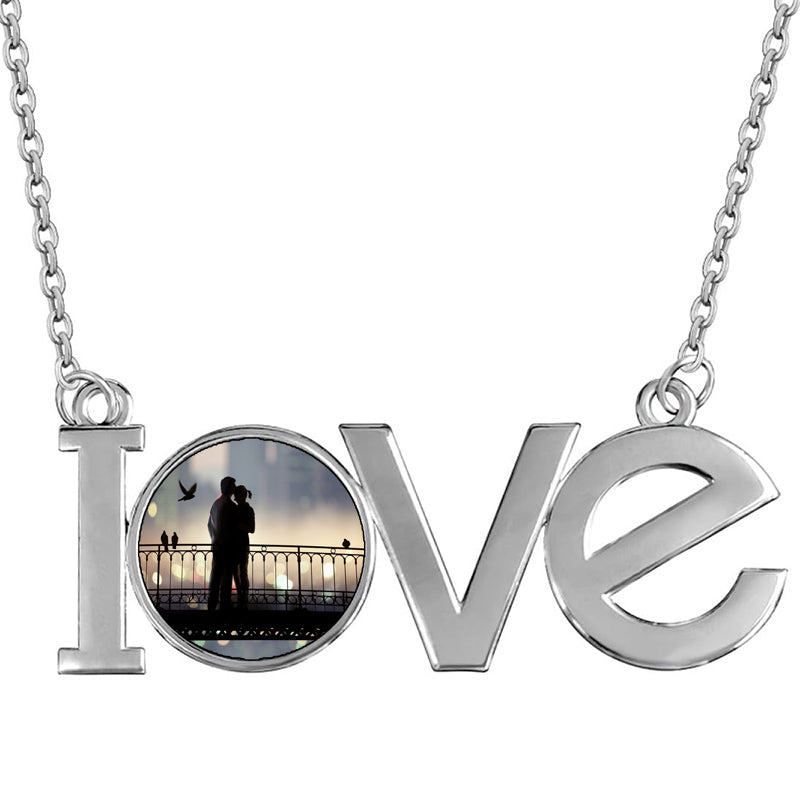 Tiny Heart Initial Necklace Personalized Gift Hand Stamped Delicate Initial Heart Pendant Bridesmaid Wedding, Birthday Best Graduation Day Gift