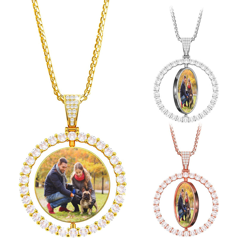 Bling Diamond Name Necklace: Personalized Script Jewelry, Mom Gift