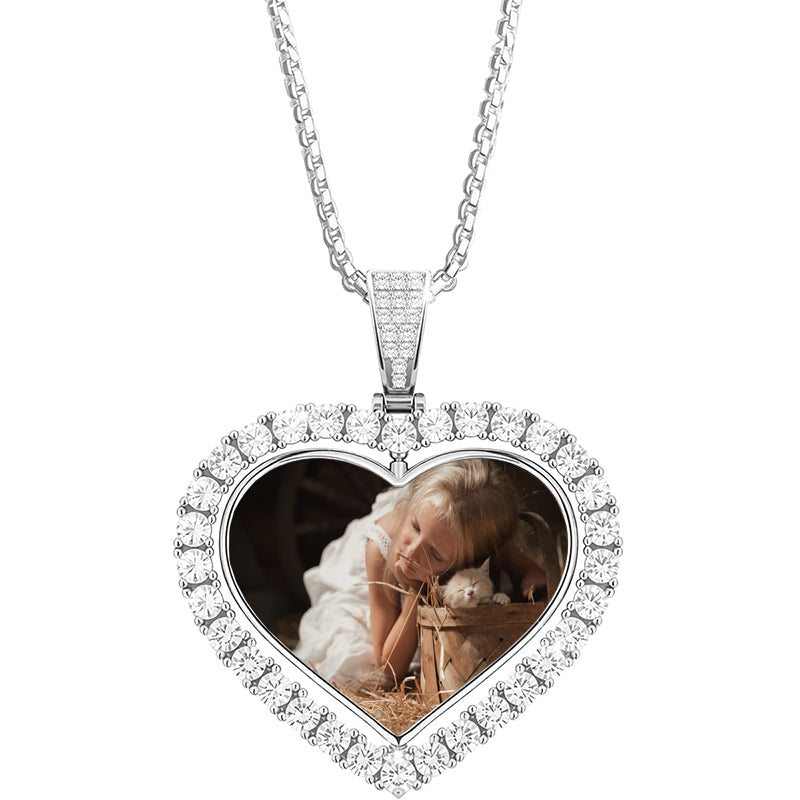 A-Z Personalized Letter Necklace Set, Initial Necklace with Heart & Letter Pendant, Customizable Stainless Steel Pendant, Elegant & Minimalist Jewelry for Women, Fashionable Gift