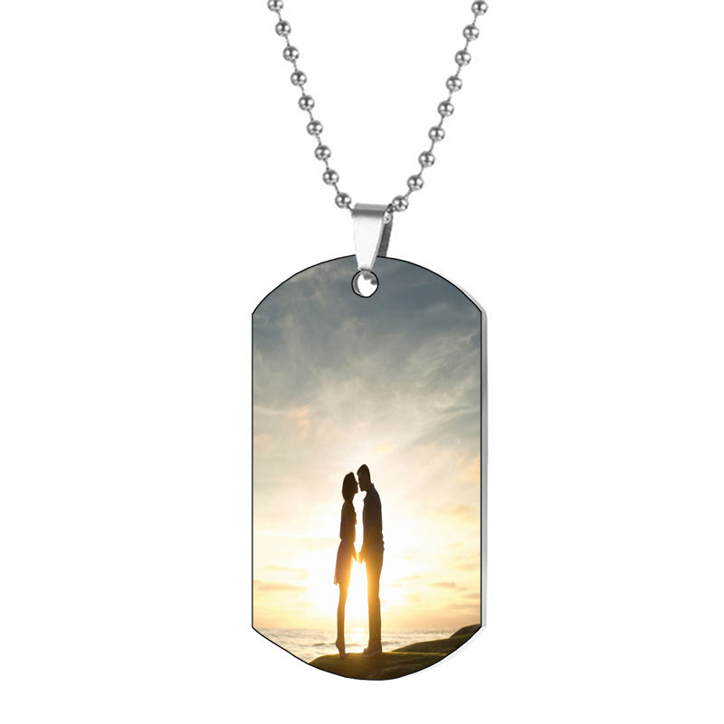 Custom Dog Name Necklace Personalized Nameplate Cat Pet Memorial Keepsake Pendant Necklaces for Women Men