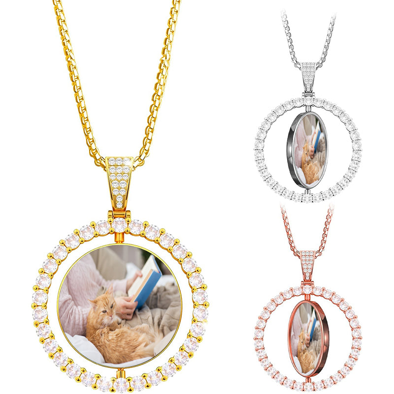 Mini Curved Heart Nameplate Pendant | Lined + Diamond Cut Style - / Solid Real Custom Name Pendant [Nameplate Only]