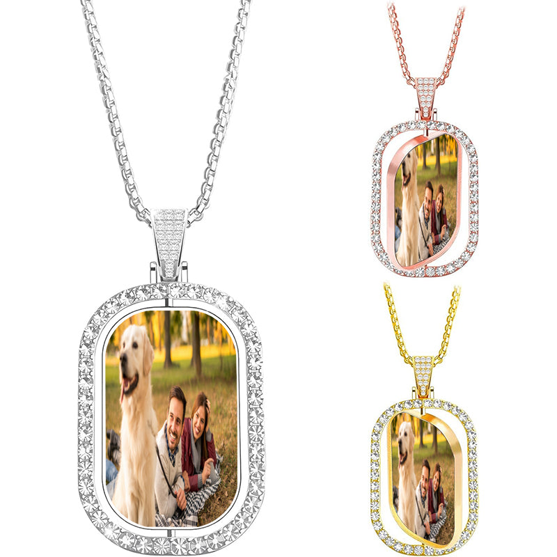 Personalized Handwriting Necklace: Filled Memorial Jewelry