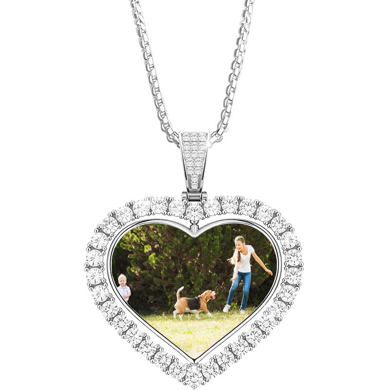 Custom Photo Pendant Necklace: Vintage Style, Personalized Picture Jewelry