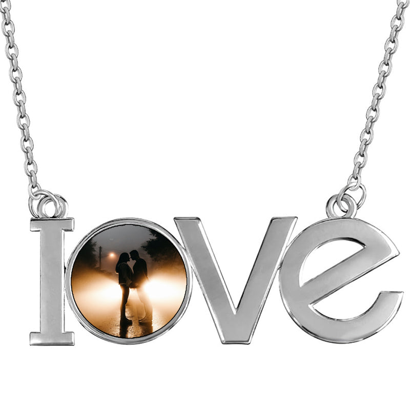 Personalized Fingerprint Necklace: Sterling Silver Memorial Jewelry