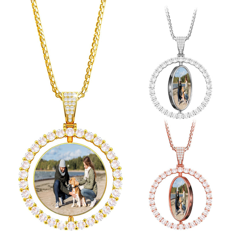 Nameplate Necklace - Birthstone Name Necklace Sterling Silver Personalized Name Necklace - Personalized Jewelry - Custom Name Jewelry